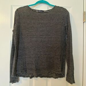 Black and white stripe shirt